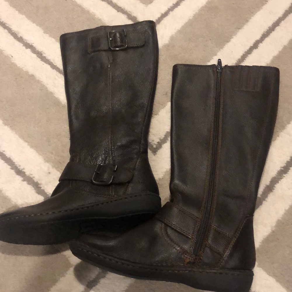B.O.C. Brown Leather Boots